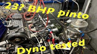 Race pinto pre rebuild Dyno test