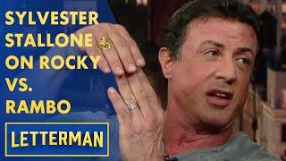 Sylvester Stallone On Rocky Vs. Rambo | Letterman