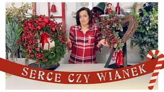 SERCE I WIANEK ŚWIĄTECZNY / DEKORACJA ŚWIĄTECZNA / DIY