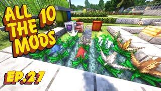 Mystical Agriculture Farm Setup from Early to Late Game ATM 10 Ep.27 Minecraft ModPack