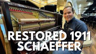 Fully Restored Antique 1911 Schaeffer Upright