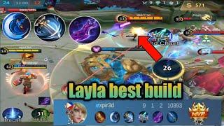 Layla never surrender | Layla best build | Xpir3d gaming