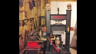 Homemade Hydraulic Forging Press For Blacksmithing - Final Part 3