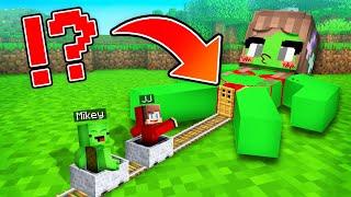 JJ and Mikey Found SECRET BASE inside MIKEY GIRL in Minecraft - Maizen