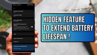 Powerful Hidden Feature which can extend your Battery Life Span !