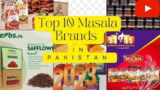 TOP 10 MASALA BRANDS IN PAKISTAN IN 2023