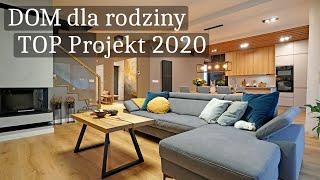 Przytulny DOM MARZEŃ 135 m2! Wnętrza z efektem WOW i Projekt domu dla rodziny!