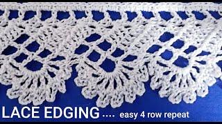 CROCHET LACE EDGING