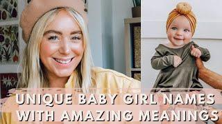 Rare, Unique Baby Girl Names With Insanely Beautiful Meanings!  SJ STRUM Baby Name Expert