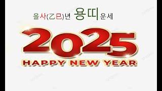 *호산사주명리* 2025년 용띠 을사년 운세....(전화상담) 010-2802-0481 입니다.