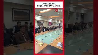 Omar Abdullah Holds Meeting with Department Secretaries at CM Office