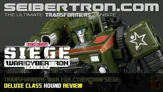 Transformers War for Cybertron Siege HOUND Deluxe Class review from Seibertron.com