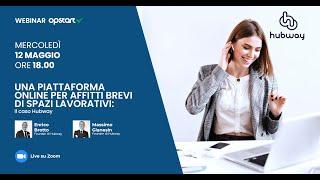 Webinar Hubway - Una piattaforma online per affitti brevi di spazi lavorativi