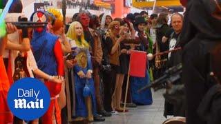 Thousands of comic fans dress up for London's Comic Con - Daily Mail