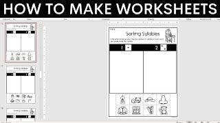 Teacher PowerPoint Tutorial: How to make your own worksheets