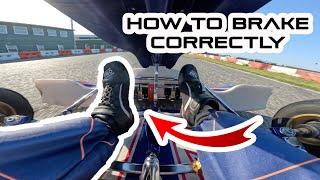 The CORRECT Way to BRAKE in a KART