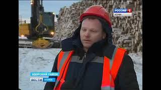 ООО "Лузалес".  Лесозаготовительная вахта Удора 2018г