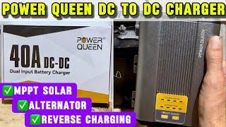 Power Queen 12V 40A DC to DC Battery Charger