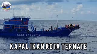 KAPAL PANCING CAKALANG KOTA TERNATE GOYANG PANCING DI RUMPON KAPAL JARING POWER BLOCK