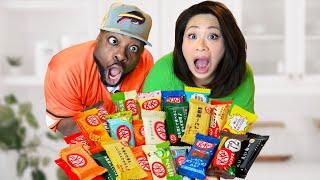 We Try Every Japanese KITKAT Exotic Flavors For The First Time