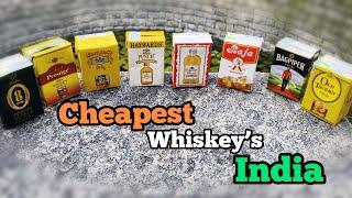 CHEAPEST WHISKEY'S IN INDIA REVIEW #CHEAP #WHISKEY #INDIA