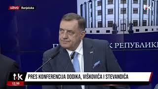 Dodik odgovarao na pitanja novinara: Vozi odavde!