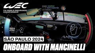 Onboard Lap Daniel Mancinelli Aston Martin LMGT3 No.27 I 2024 Rolex 6 Hours of São Paulo I FIA WEC