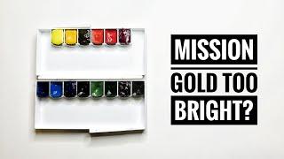 Are Mijello Mission Gold Watercolors Too Bright For Landscapes?