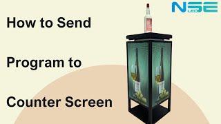 How to send program to the Counter LED Display via WIFI?#nseled #nseledcloud #nseledeurope