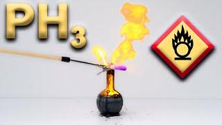 Violet Violent Liquid Ozone and Phosphine