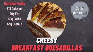 Cheesy Breakfast Quesadillas