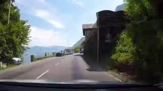 Driving in France : EVIAN-les-BAINS to ST-GINGOLPH