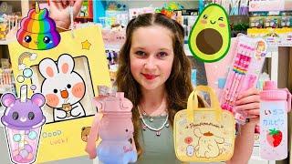 Back To School KAWAII Supplies! Sisters Play Family Vlog