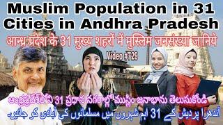 Muslim Population in Cities of Andhra Pradesh आंध्र प्रदेश के शहरों में मुस्लिम आबादी कितनी है जानिए