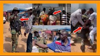 Military Officers CLÅSHES With NDC Communicator As They Exchange Bl0ws: Ghana Election 2024