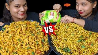 Spicy Maggi Challenge Vs Spicy Pasta Challenge | Spicy Noodles Challenge | Asmr Spicy Pasta Eating