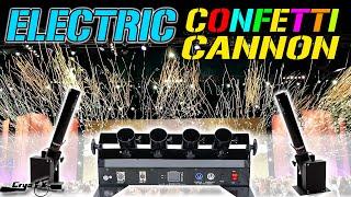 How An Electric Confetti Cannon Works (Electric Confetti Launcher, Electric Confetti Machine) CryoFX