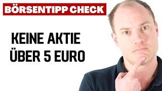 Was denkst du: Macht es Sinn Aktien unter 5 Euro zu kaufen?