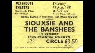 Siouxsie and the Banshees - Sin in my Heart (Live @ Edinburgh 1981)