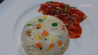 Sweet and Sour Fish Fillet with Yangchow Friedrice