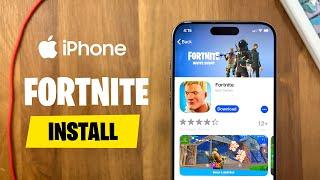 How to DOWNLOAD Fortnite Mobile on iOS - Install FORTNITE on iPhone