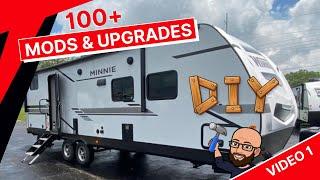 I did it again... 100+ Mods & Upgrades on my BRAND NEW CAMPER starts now! I'm CRAZY Winnebago Minnie