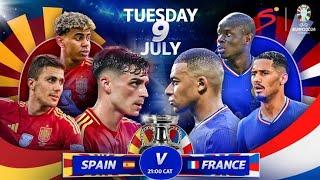 Spain - France UEFA Semi Final perdition match Live