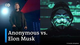 Anonymous encara a Elon Musk