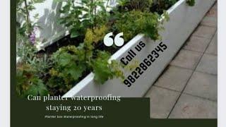 Planter box Waterproofing/Gurentee 20 years in TPO MEMBRANE.