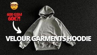 ️ Der BESTE HEAVY HOODIE für 60€ ?! ️VELOUR GARMENTS 600 GSM Hoodie im Check! | mubiix