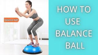 How to use balance ball? Yoga Half Massage Ball Gym Ball For Exercise Fitness