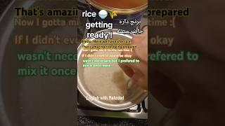 Rice getting ready! Improve your English vocabulary around cooking | #ingilizce #english #مهاجرت