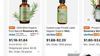 Private labeling| Showing Mielle hair products on Alibaba| is it all a scam? part 2