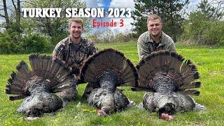 3 GOBBLERS in 1 DAY!! - PA & NY Spring Turkey Hunting 2023